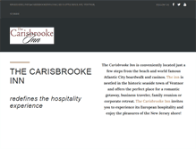 Tablet Screenshot of carisbrookeinn.com